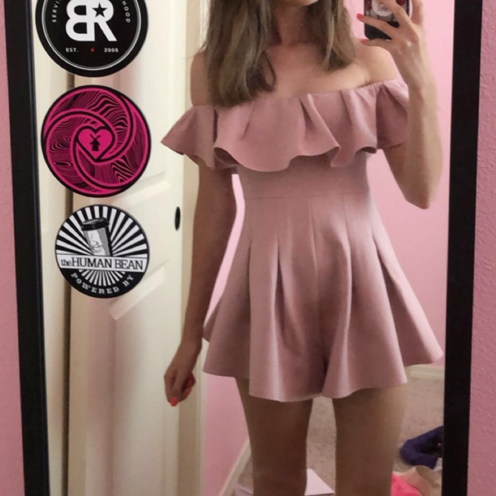 Blush Showpo Ruffle Romper - Picture 8 of 8